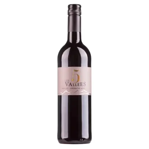 Les 5 Vallees Rouge Merlot Grenache