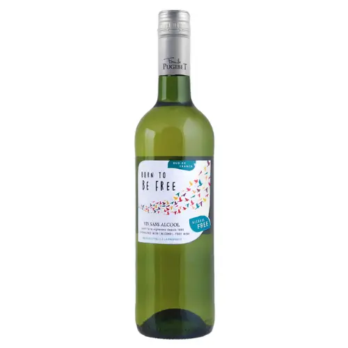 Pugibet, 'Born to be Free', Alcohol vrij wit