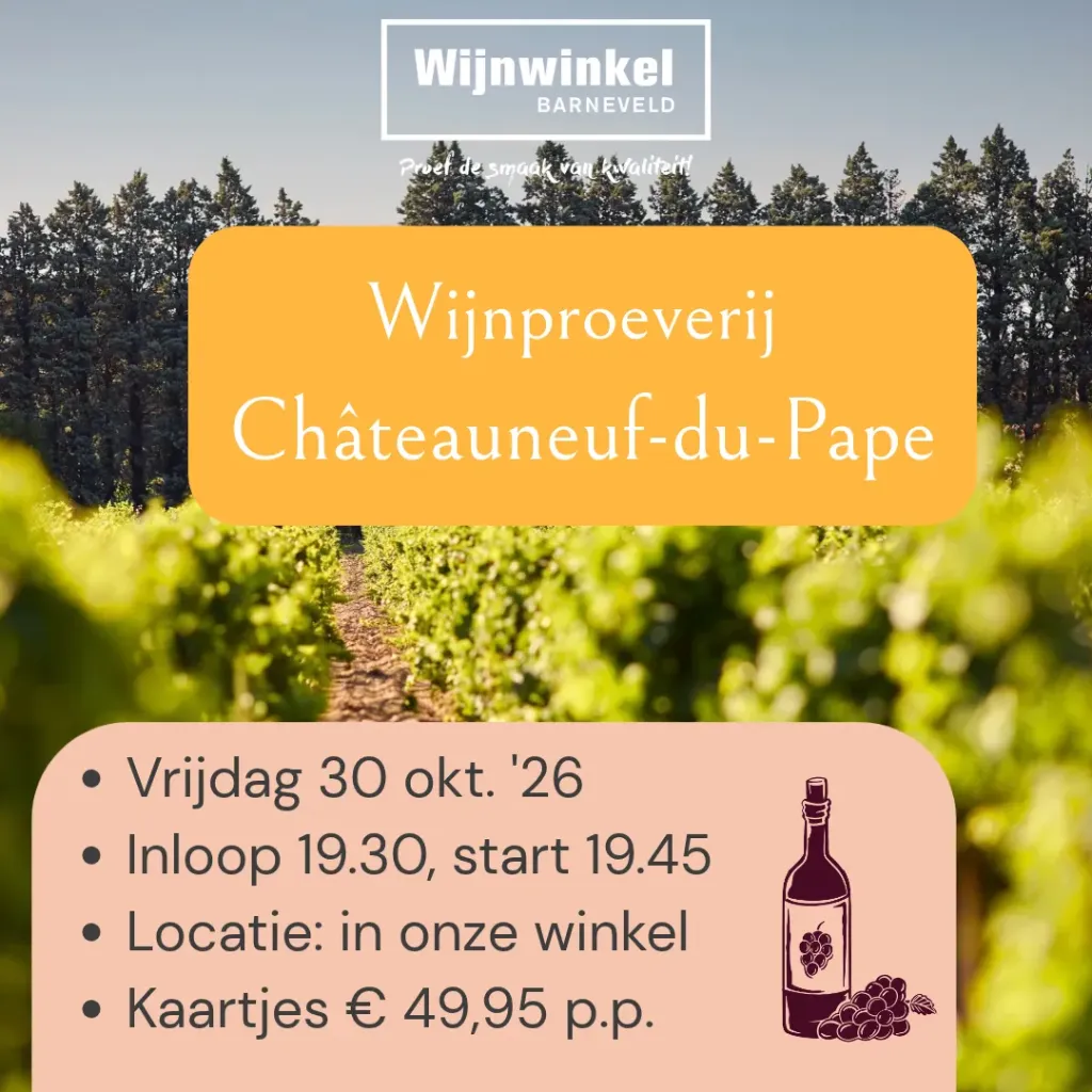 Proeverij Châteauneuf-du-Pape 30 okt. 2026