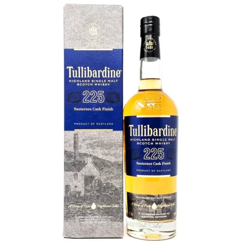 Tullibardine Distillery, 225 Sauternes Cask Finish Fles 75cl 43%